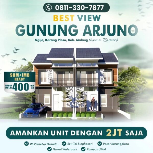 Rumah 400 Jutaan di Karangploso Malang | Kusuma Exopark